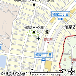 神奈川県横浜市泉区領家周辺の地図