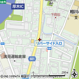 神奈川県厚木市岡田5丁目20周辺の地図