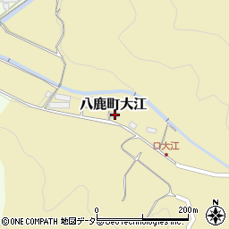 兵庫県養父市八鹿町大江308周辺の地図