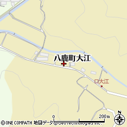 兵庫県養父市八鹿町大江190周辺の地図