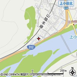 兵庫県養父市八鹿町上小田165周辺の地図