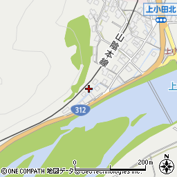 兵庫県養父市八鹿町上小田158-1周辺の地図