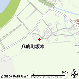 兵庫県養父市八鹿町坂本454周辺の地図