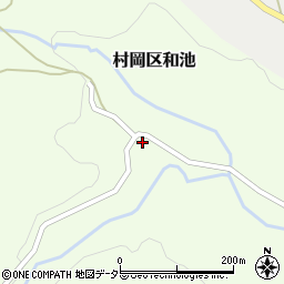 兵庫県美方郡香美町村岡区和池207周辺の地図