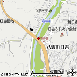 神納橋周辺の地図