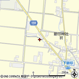 鳥取県米子市下新印417周辺の地図