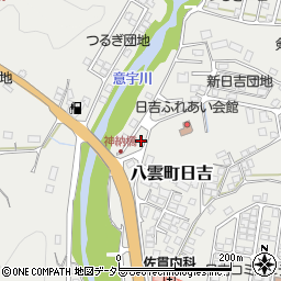 島根県松江市八雲町日吉173周辺の地図