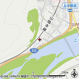 兵庫県養父市八鹿町上小田168周辺の地図