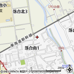 神奈川県綾瀬市落合南1丁目9周辺の地図