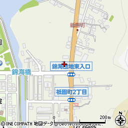 ローソン米子祇園町店周辺の地図