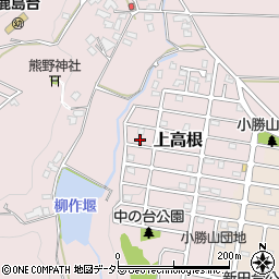 千葉県市原市上高根1292-95周辺の地図