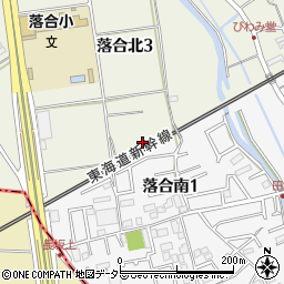 神奈川県綾瀬市落合北3丁目5周辺の地図