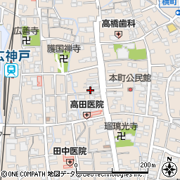 松本呉服店周辺の地図