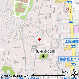 神奈川県横浜市泉区上飯田町1021-4周辺の地図