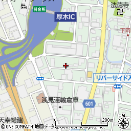 神奈川県厚木市岡田3171周辺の地図