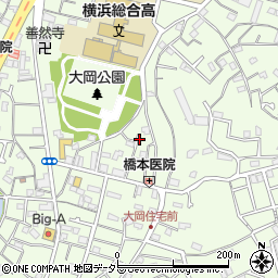 神奈川県横浜市南区大岡2丁目24周辺の地図