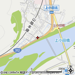 兵庫県養父市八鹿町上小田199周辺の地図