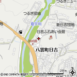 島根県松江市八雲町日吉173-13周辺の地図