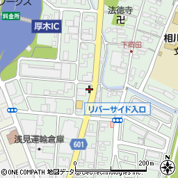 神奈川県厚木市岡田3174周辺の地図