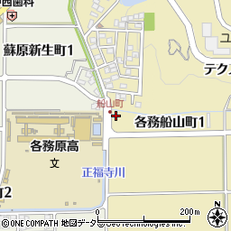 岐阜県各務原市各務船山町1丁目140周辺の地図