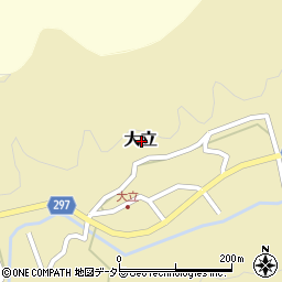 鳥取県倉吉市大立周辺の地図