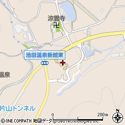 よしや道の駅池田温泉店周辺の地図