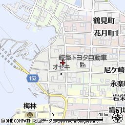 岐阜県岐阜市庵町22周辺の地図