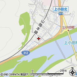 兵庫県養父市八鹿町上小田193周辺の地図