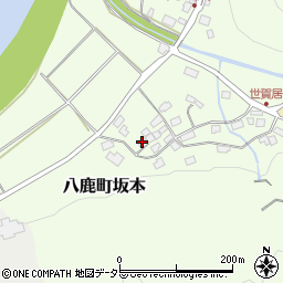 兵庫県養父市八鹿町坂本432周辺の地図