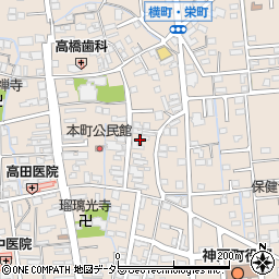 岐阜県安八郡神戸町神戸周辺の地図