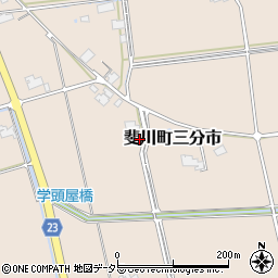 島根県出雲市斐川町三分市3322周辺の地図