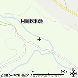 兵庫県美方郡香美町村岡区和池186周辺の地図