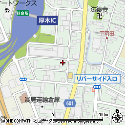神奈川県厚木市岡田3168周辺の地図