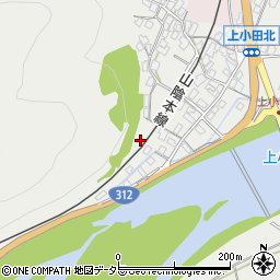 兵庫県養父市八鹿町上小田171周辺の地図