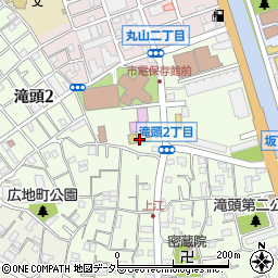 横浜市立　東滝頭保育園周辺の地図