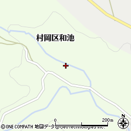 兵庫県美方郡香美町村岡区和池199周辺の地図
