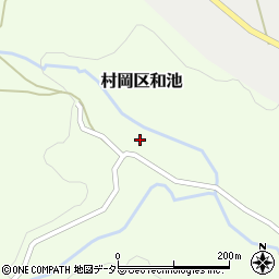 兵庫県美方郡香美町村岡区和池203周辺の地図