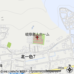 岐阜老人ホームデイサービスセンター周辺の地図