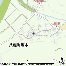 兵庫県養父市八鹿町坂本423周辺の地図