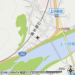 兵庫県養父市八鹿町上小田203周辺の地図