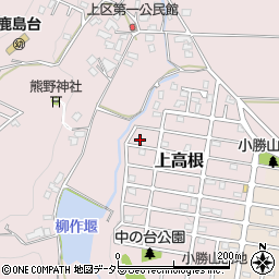 千葉県市原市上高根1292-7周辺の地図