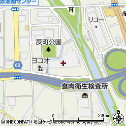 神奈川食肉センター周辺の地図