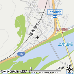 兵庫県養父市八鹿町上小田202周辺の地図