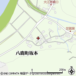 兵庫県養父市八鹿町坂本433周辺の地図
