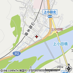 兵庫県養父市八鹿町上小田216-1周辺の地図