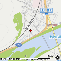 兵庫県養父市八鹿町上小田204-2周辺の地図