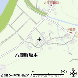 兵庫県養父市八鹿町坂本434周辺の地図