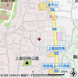 神奈川県横浜市泉区上飯田町1034周辺の地図
