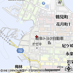 岐阜県岐阜市庵町23周辺の地図