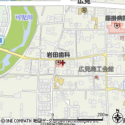 中日新聞　広見専売所溝口新聞店周辺の地図